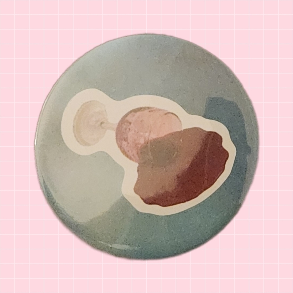 Spilled Wine 2" Pin